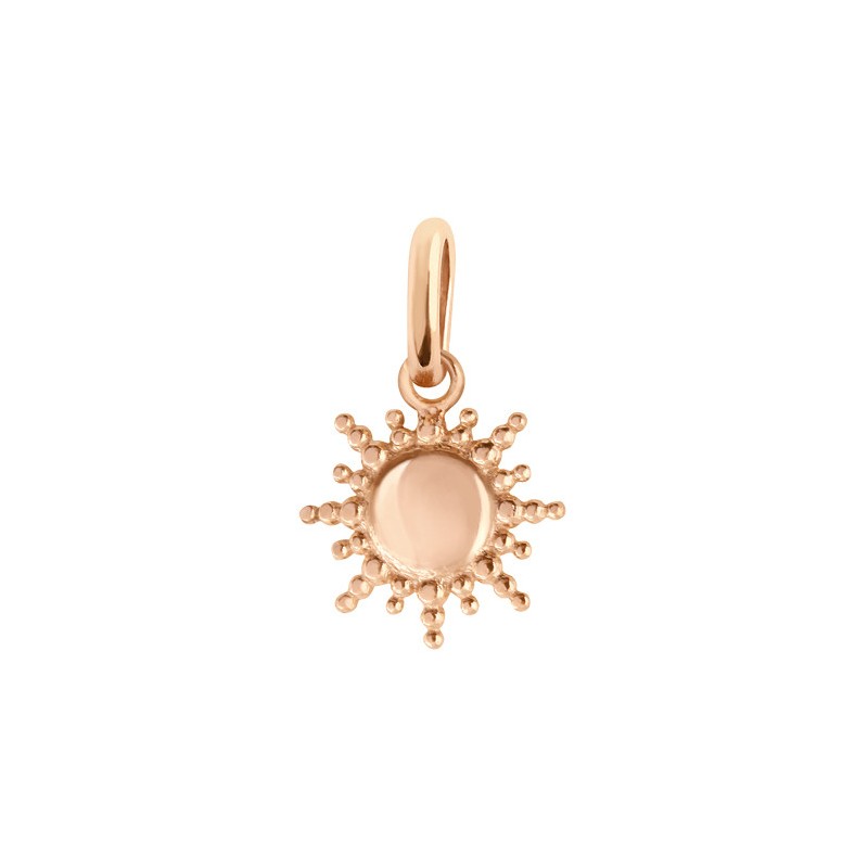 Pendentif Gigi Clozeau Soleil or rose