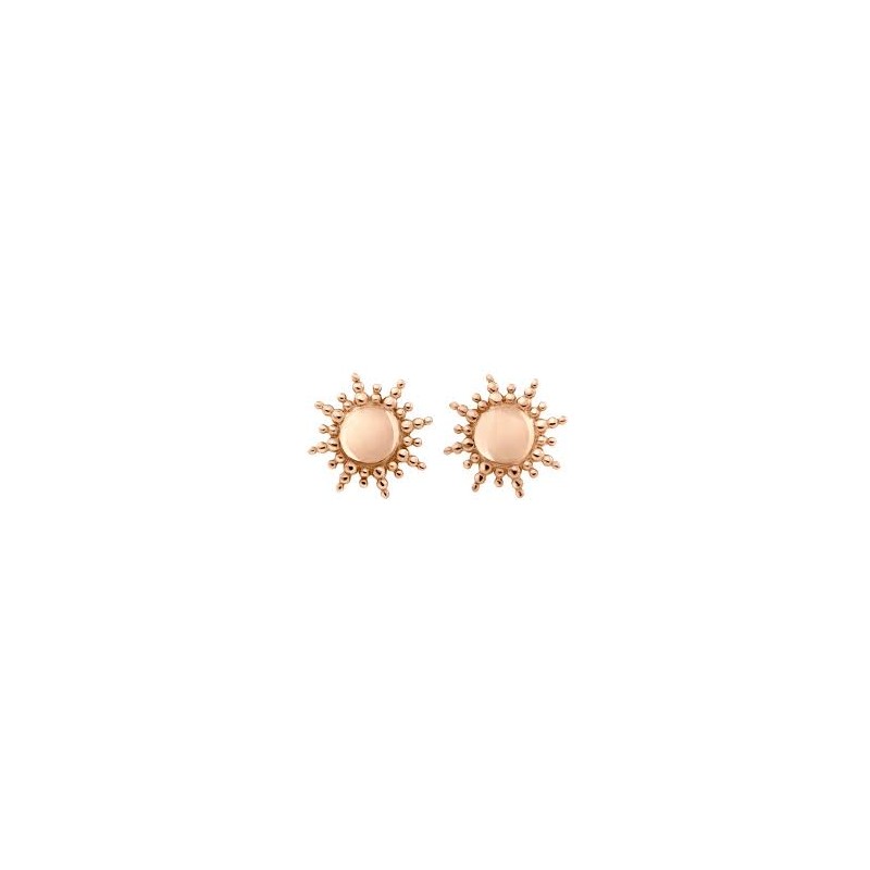 Boucles d'oreilles Soleil Gigi Clozeau - Or rose