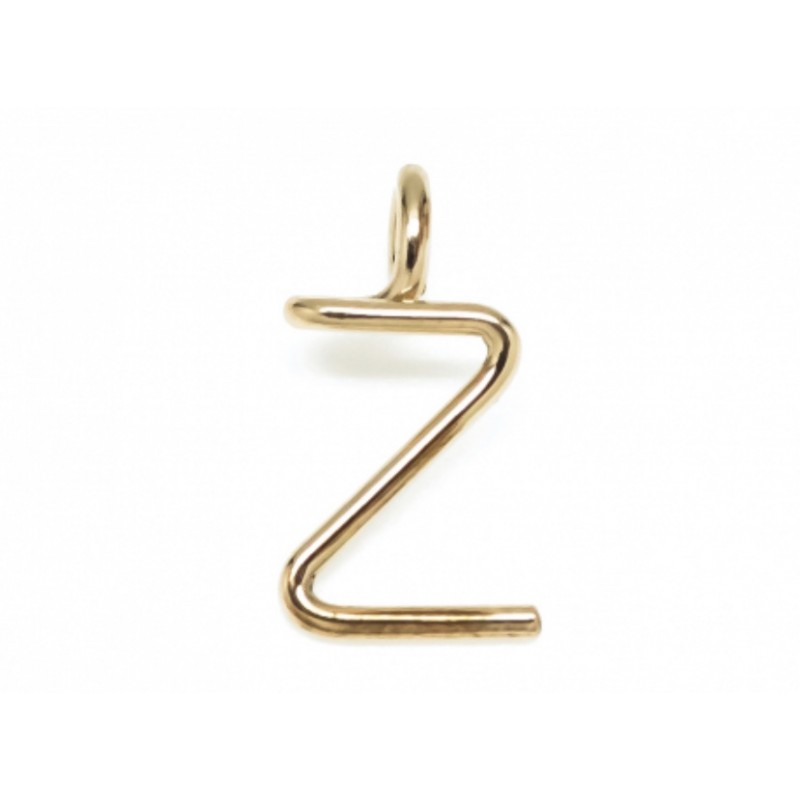 Léo Collection pendentif or blanc ou jaune ou rose "Z"