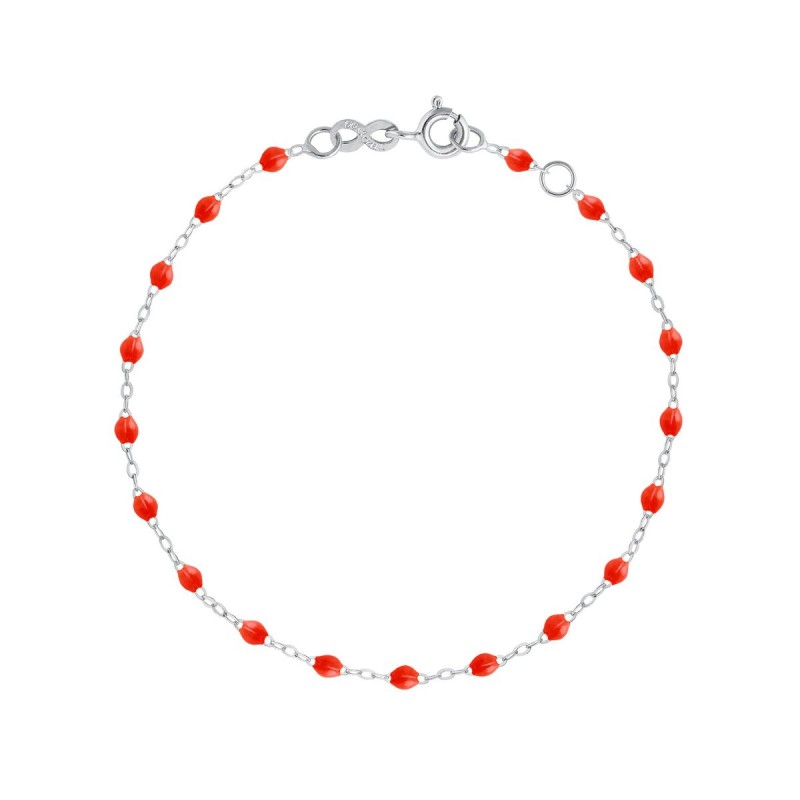 Bracelet classique Gigi Clozeau or 18 ct - 750/000 - résine Corail