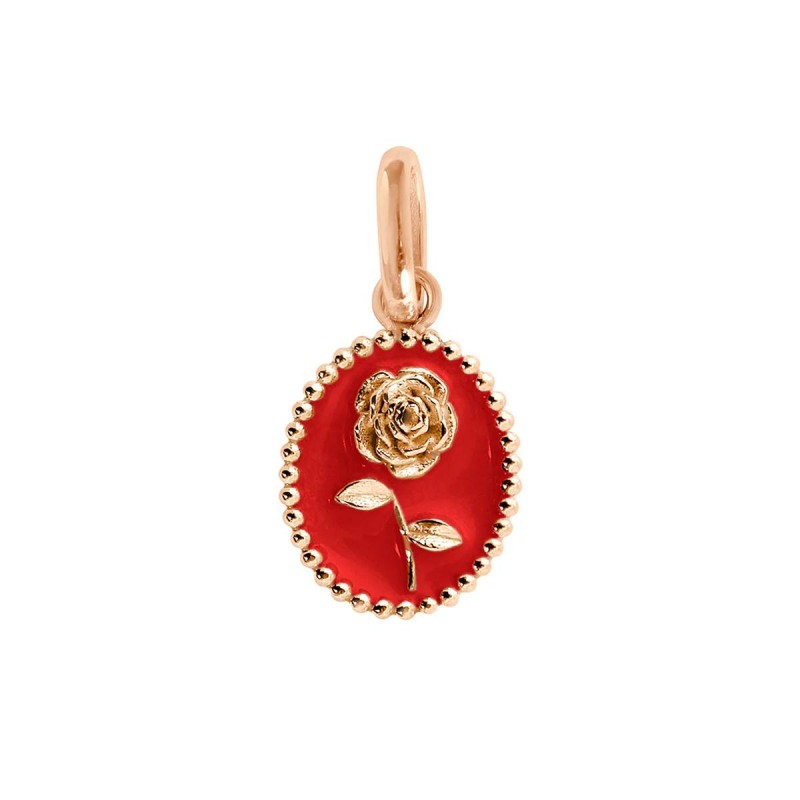 Gigi Clozeau - Pendentif ROSE or rose résine COQUELIQUOT R31