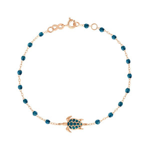 Bracelet Tortue Gigi Clozeau - Or rose ou or jaune résine  jungle