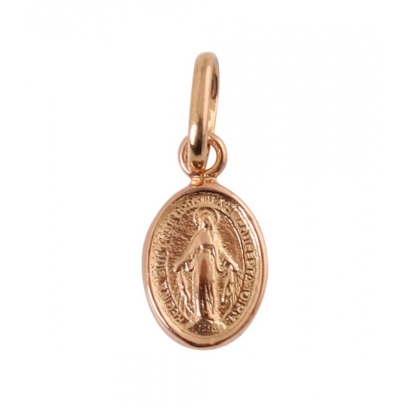 Pendentif Gigi Clozeau petite Madone or rose blanc jaune