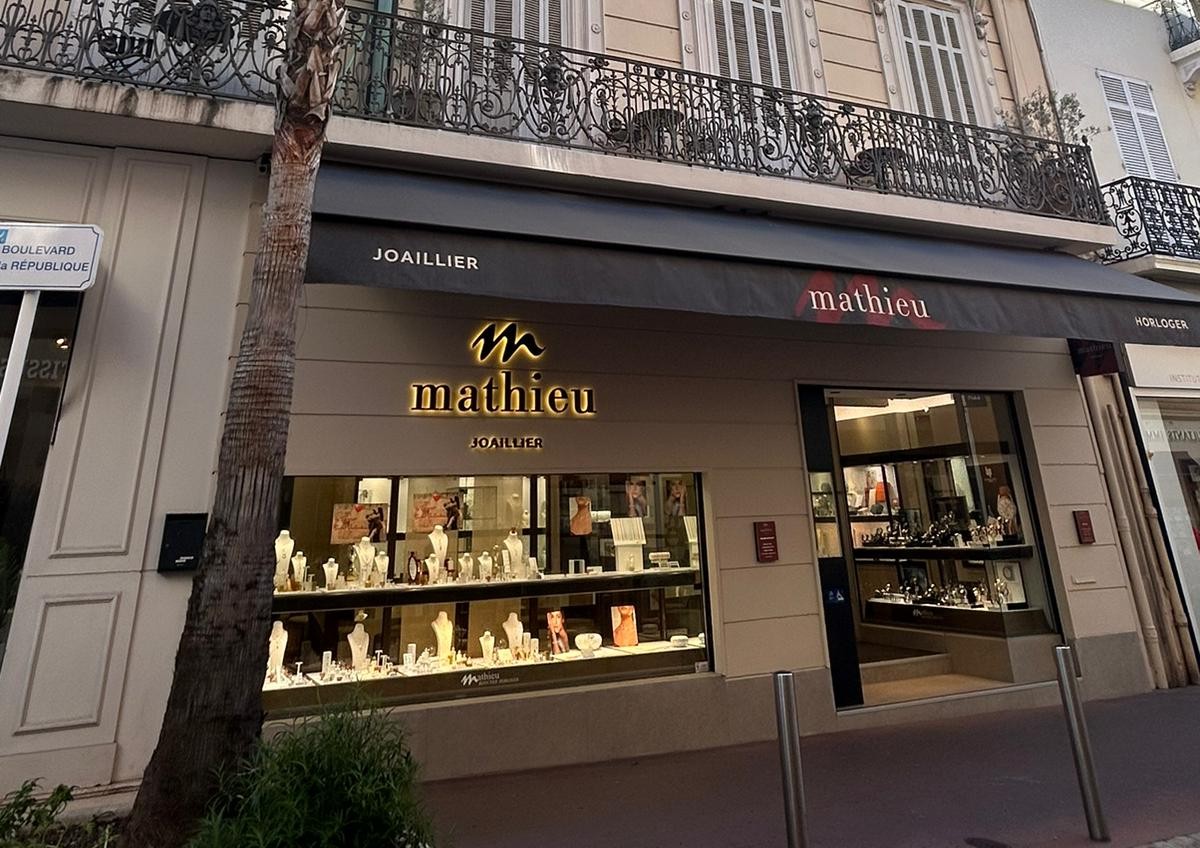 Boutique MATHIEU Bijoutier à Cannes